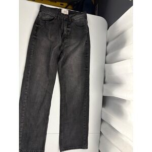 BDG Urban Outfitters Cowboy Jeans Size 27 Black Wash Denim Straight Leg